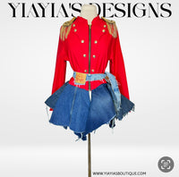 YiaYias custom designed The blood still works jacket