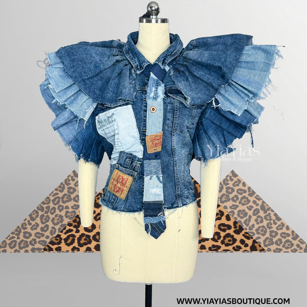 Custom Butterfly Levi jacket